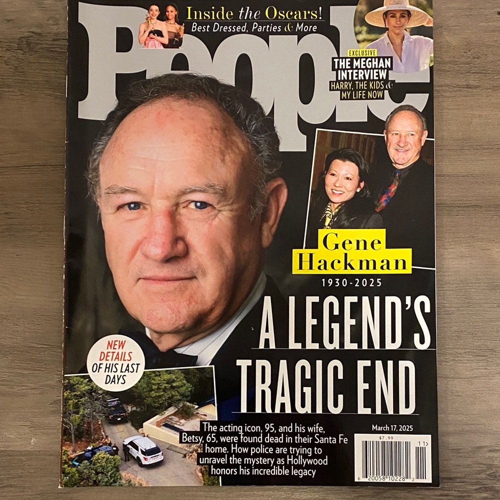 People Magazine Gene Hackman March 17 2025